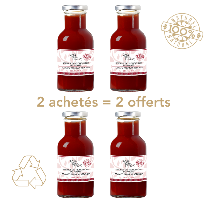 PACK ANTI GASPI KETCHUP GASTRONOMIQUE DE TOMATE