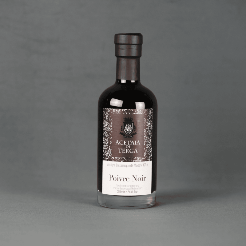 VINAIGRE BALSAMIQUE IGP DE MODENE ET POIVRE NOIR ACETAIA DI TERGA