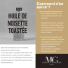 HUILE VIERGE DE NOISETTE TOASTE PREMIUM TERGA - 100% NATUREL
