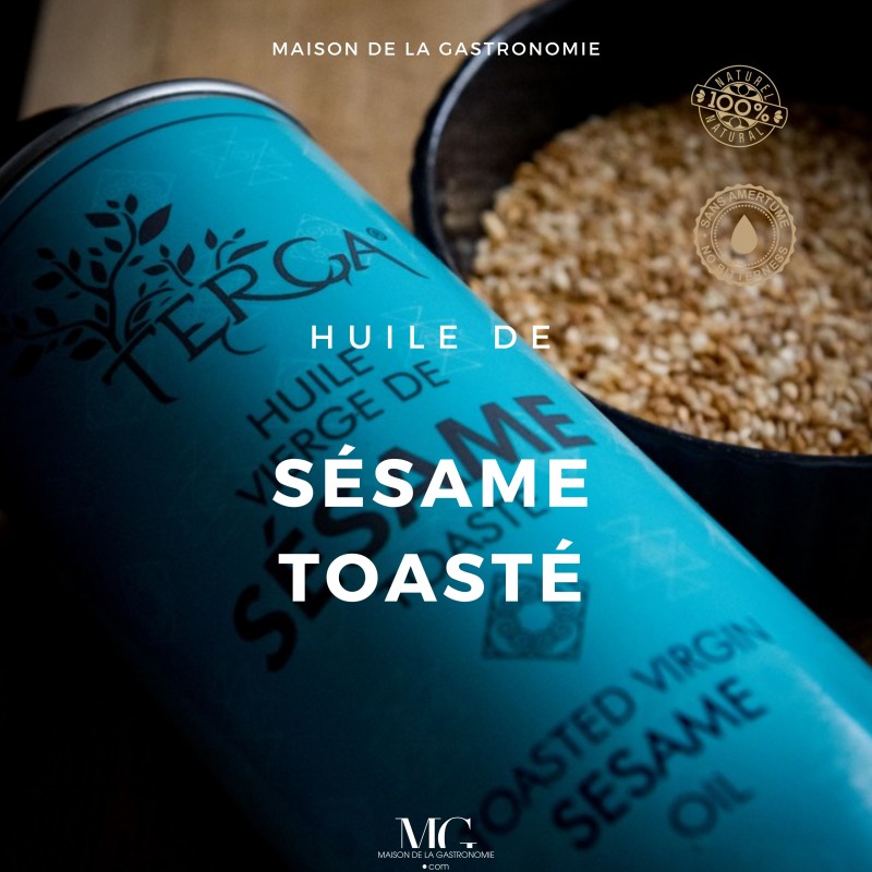 HUILE DE SESAME TOASTE PREMIUM TERGA - 100%