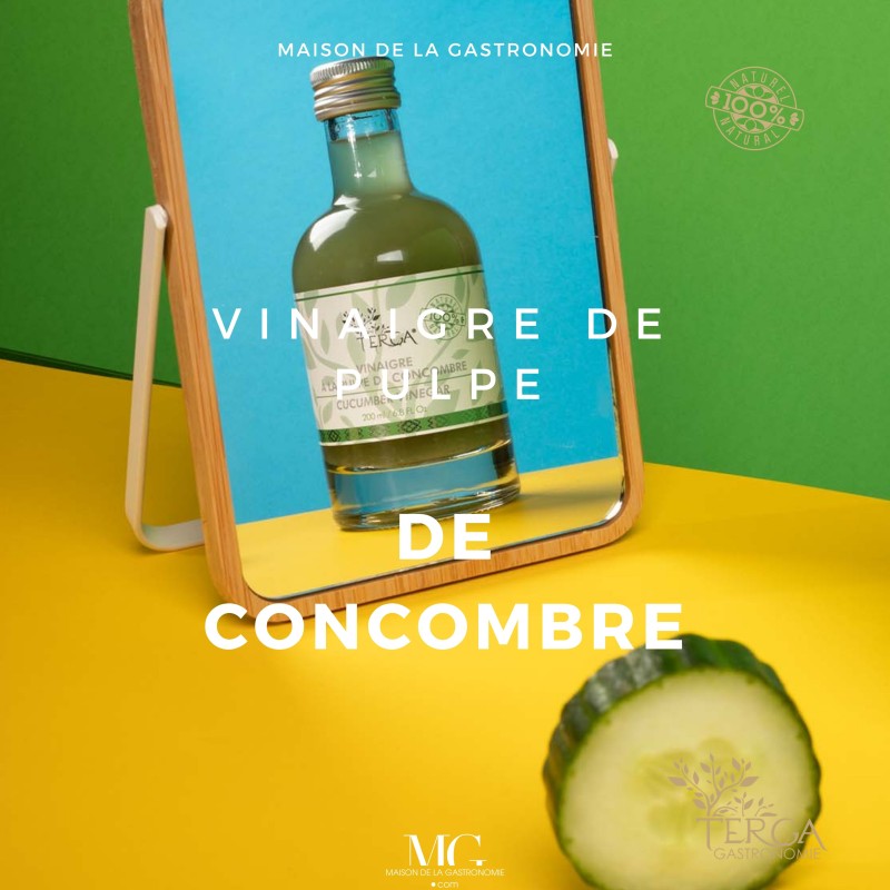 VINAIGRE A LA PULPE DE CONCOMBRE TERGA PREMIUM - 100% NATUREL