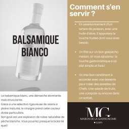 BALSAMIQUE BIANCO ACETAIA DI TERGA PREMIUM - 100% NATUREL