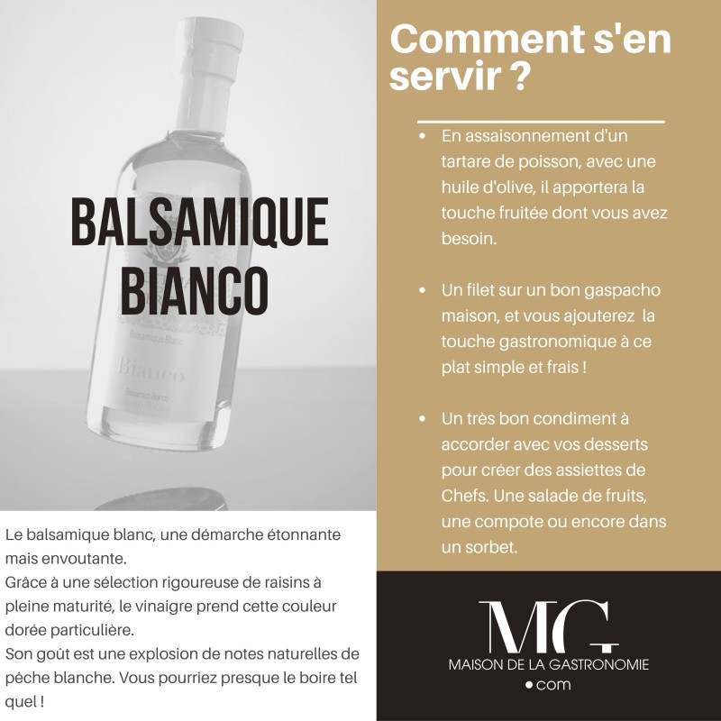 BALSAMIQUE BIANCO ACETAIA DI TERGA PREMIUM - 100% NATUREL