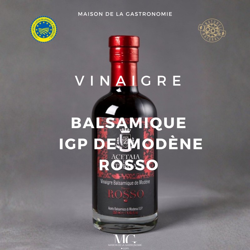 VINAIGRE BALSAMIQUE IGP DE MODENE ACETAIA DI TERGA ROSSO ♕ - 8 ans