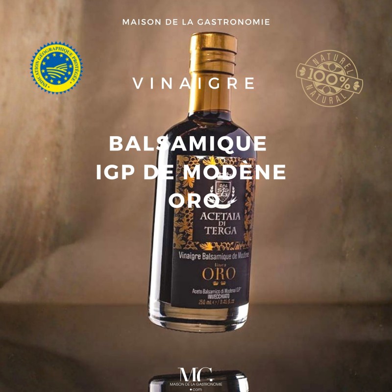 VINAIGRE BALSAMIQUE IGP DE MODENE ACETAIA DI TERGA ORO ♕♕ - 12 ans