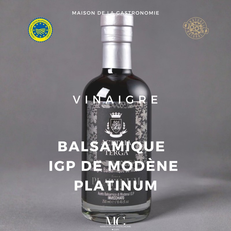 VINAIGRE BALSAMIQUE IGP DE MODENE ACETAIA DI TERGA PLATINUM ♕♕♕-15 ans