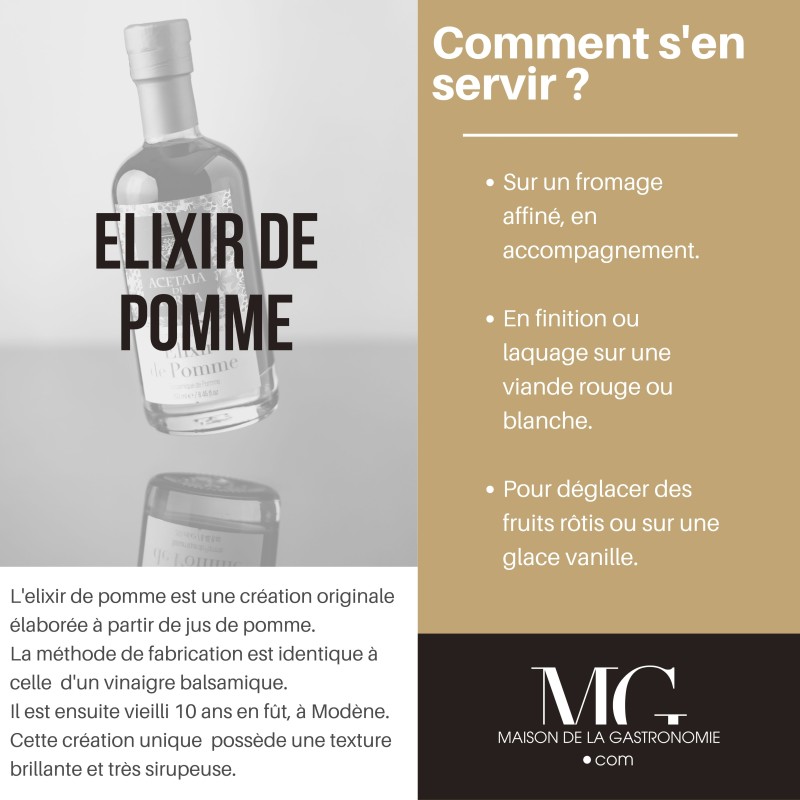 ELIXIR DE POMME ACETAIA DI TERGA PREMIUM - 100% NATUREL
