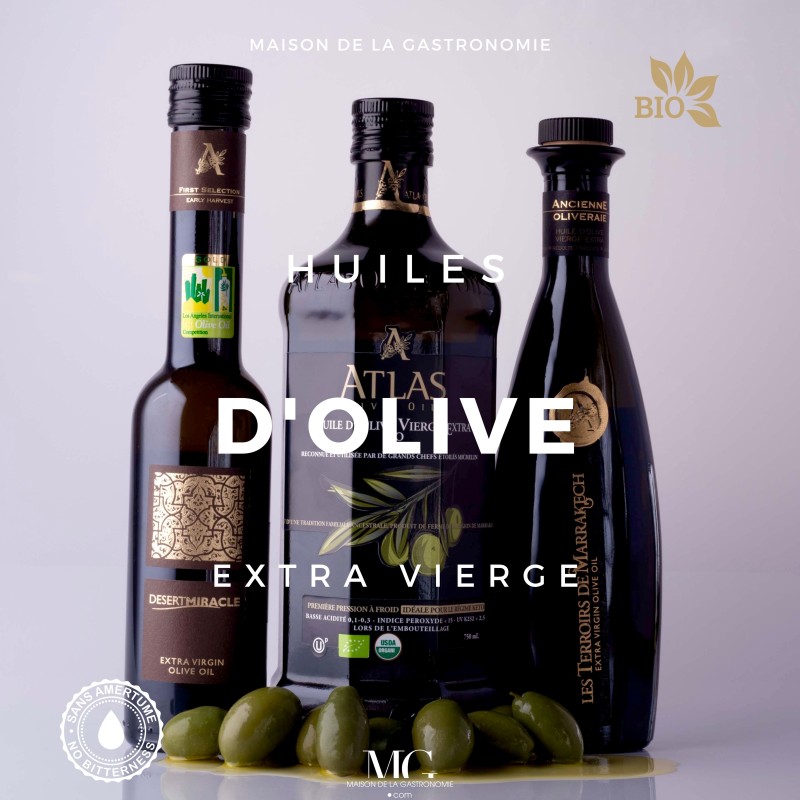 HUILE D'OLIVE BIO EXTRA VIERGE PREMIUM - ATLAS 750ML TERGA