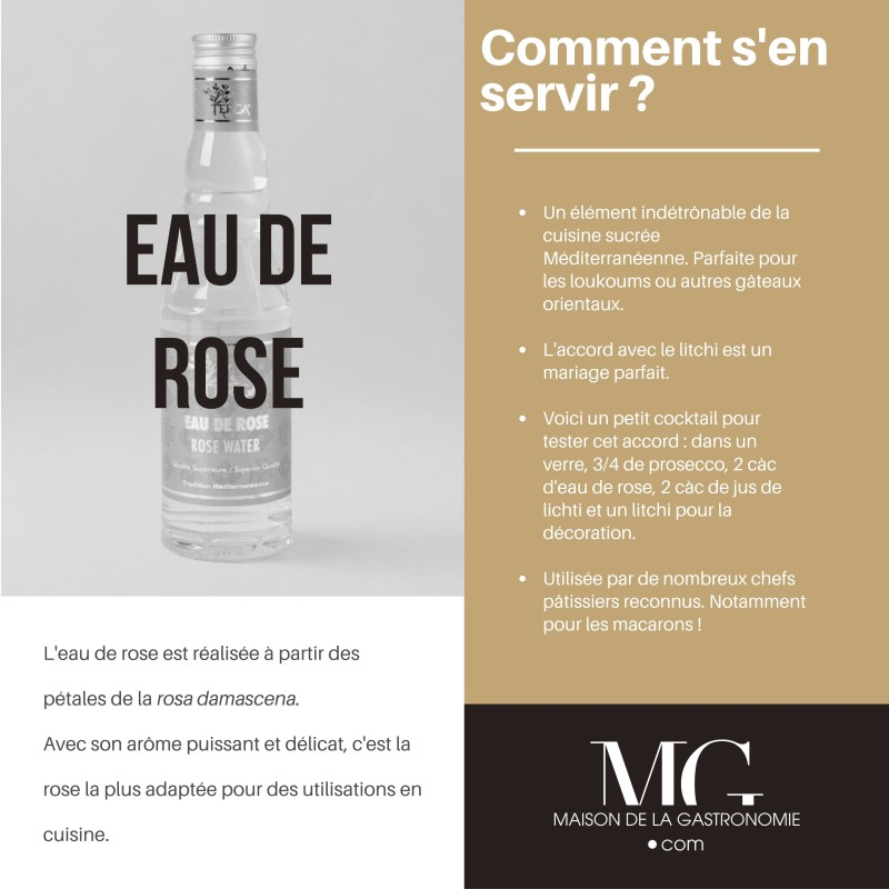Pack de 3 eaux florales 100% naturelles : eau de fleurs d'oranger, de rose et de menthe glaçiale premium