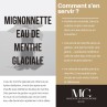 MIGNONNETTE EAU DE MENTHE 100% NATURELLE PREMIUM TERGA