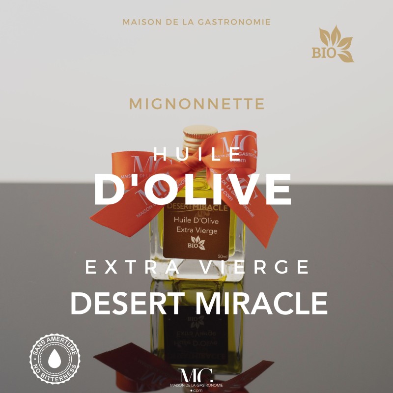 MIGNONNETTE HUILE D'OLIVE BIO EXTRA VIERGE DESERT MIRACLE PREMIUM TERGA