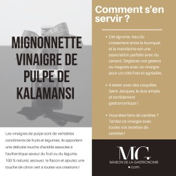 MIGNONNETTE VINAIGRE DE KALAMANSI PREMIUM TERGA