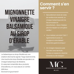 MIGNONNETTE BALSAMIQUE & ERABLE PREMIUM TERGA