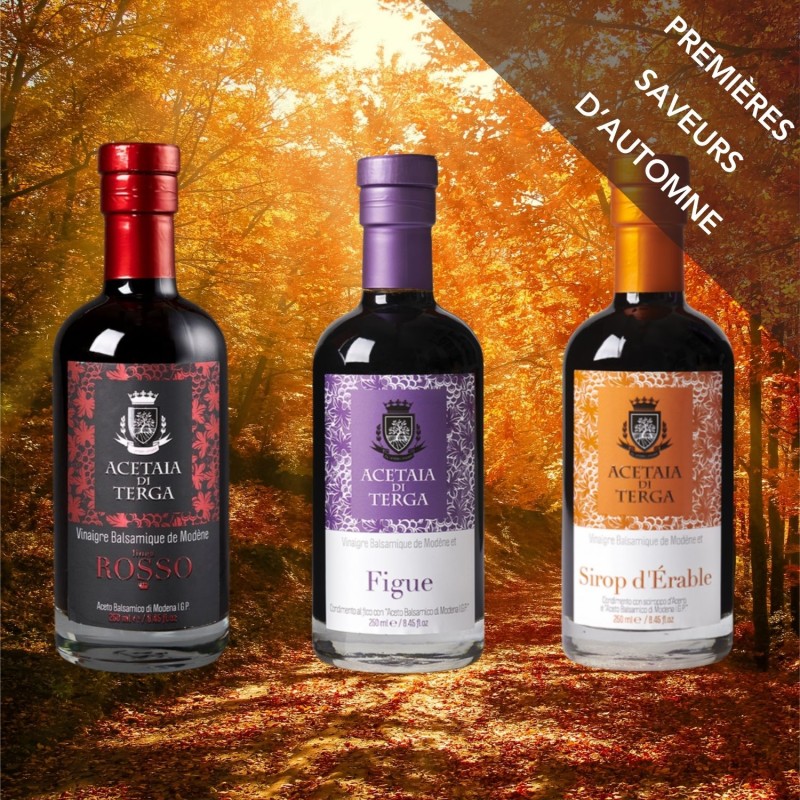 Premières Saveurs d’Automne – Trio de Balsamiques Gourmands