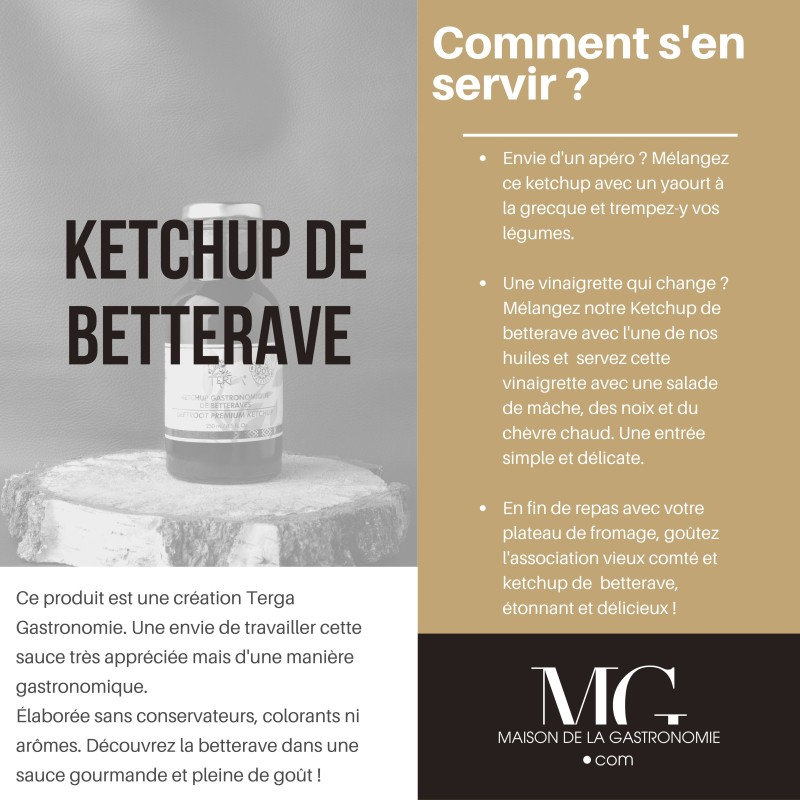 Les Saveurs d’Automne – Ketchup de Betterave & Balsamique Érable