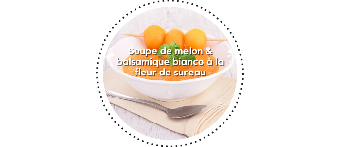 Soupe de melon & balsamique bianco à la fleur de sureau image