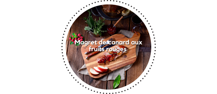 Magret de canard aux fruits rouges  image